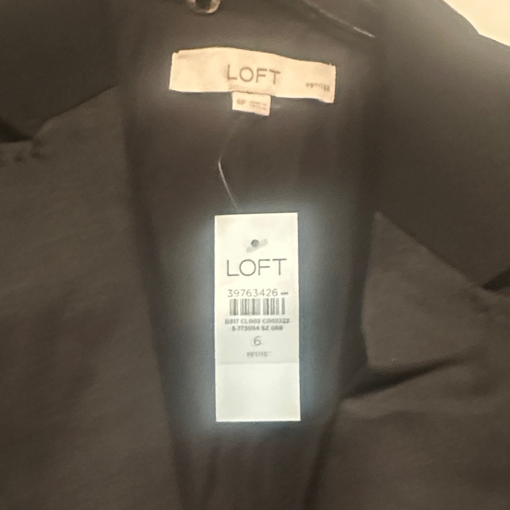 NWT LOFT Elegant Black Blazer Dress - Picture 2 of 8